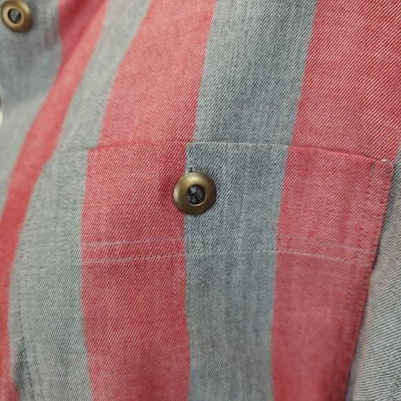 Together Vintage Striped Button Down Shirt G-0184 - Picture 8 of 9